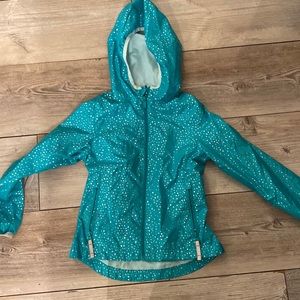 Girls Spring Rain Coat/Spring Jacket w Hood  All In Motion Sise 6 /6X